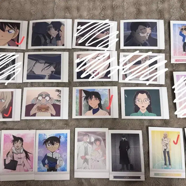 [BUNJANG] Detective Conan Pashacore Trading Cards Set 1 & 4 / 명탐정코난 파샤코레 1탄, 4탄