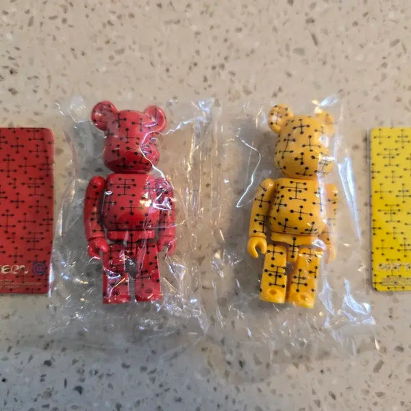 [BUNJANG] Medicom Toy Bearbrick Series 9 Pattern Jeongyeok 2 Types Sealed Bundle Set / 베어브릭 9탄 패턴 정역 2종 미개봉 일괄 카드 O