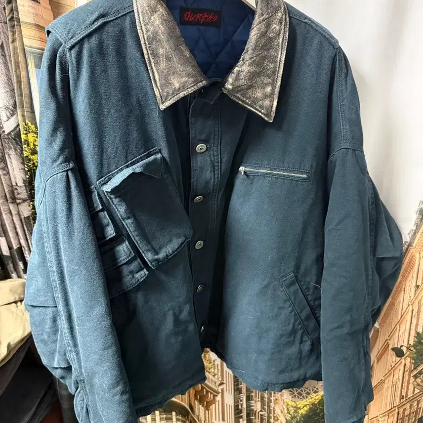 [BUNJANG] L Pas Work Jacket Navy / [L] Pas 워크자켓 네이비 판매합니다