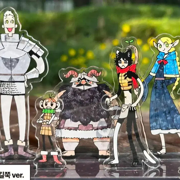 [BUNJANG] Dungeon Meshi Acrylic Diorama - Tall / 던전밥 아크릴 디오라마 길쭉