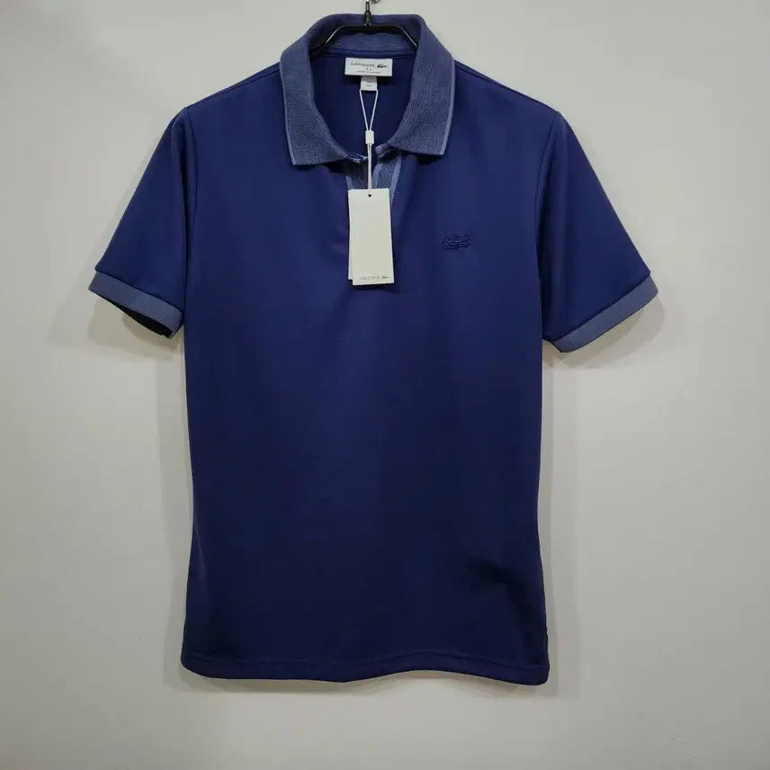 [BUNJANG] Lacoste Pique Cotton Polo Shirt Navy / 라코스테 카라티 네이비