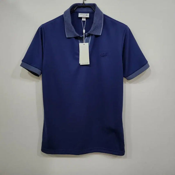 [BUNJANG] Lacoste Pique Cotton Polo Shirt Navy / 라코스테 카라티 네이비