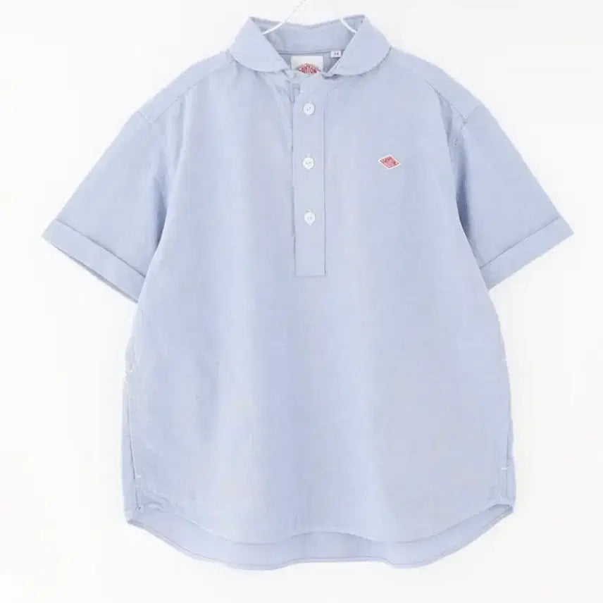 [BUNJANG] DANTON Short Sleeve Shirt Blue Size 36 / 단톤 반팔 셔츠 블루 36사이즈