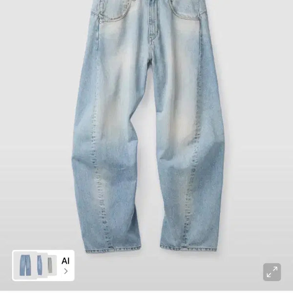 [BUNJANG] Coar Washed Engineer Jeans V2 Washed Blue XL / 쿠어 워시드 엔지니어 진스 V2 (워시드블루) XL