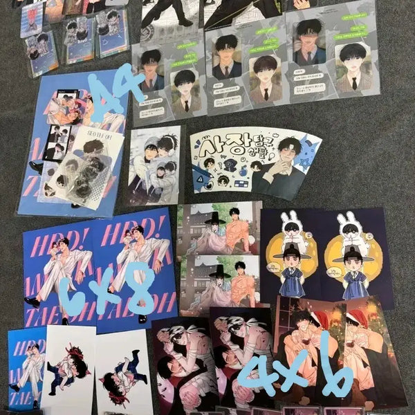 [BUNJANG] Code Ana "Boundary of Scents" Yeolchim and Various BL Cafe Flower Shop Exclusive Merch, Photo Cards / 코드아나 향의경계 열침 등 각종 bl 생카 플라워샵 특전들 프박들 원가