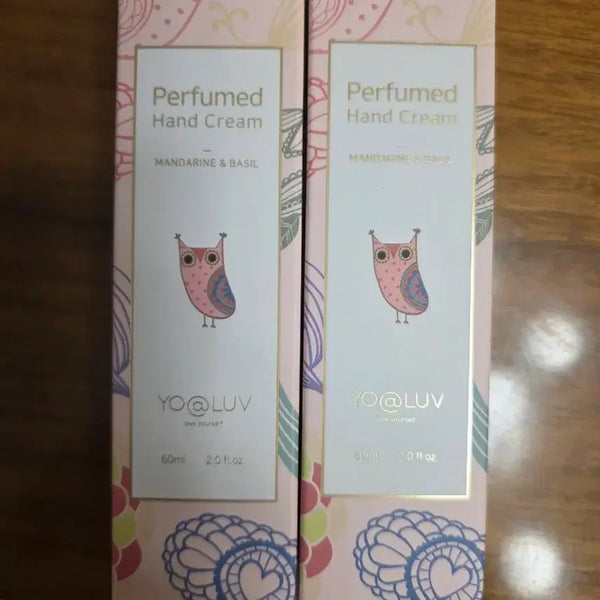 [BUNJANG] YO@LUV Perfumed Hand Cream Mandarin Basil Set (2 x 60ml) / YO@LUV 퍼퓸드 핸드크림 맨다린 바질 2개 세트