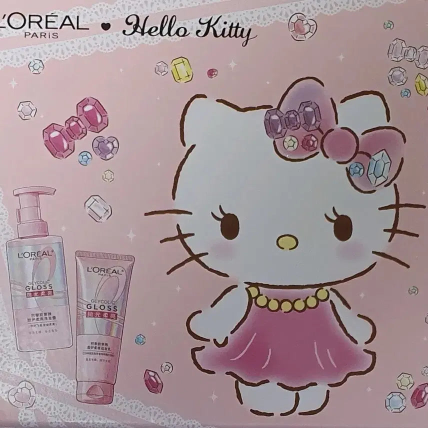 [BUNJANG] L'Oréal Hello Kitty Limited Edition Shampoo Set / 로레알 헬로키티 한정판 샴푸