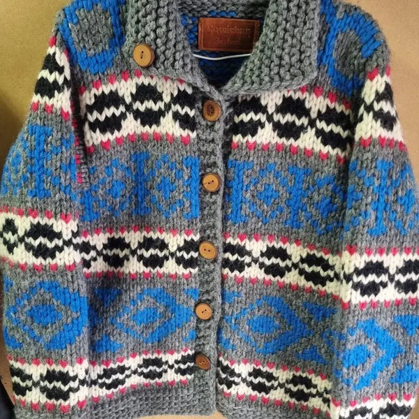 [BUNJANG] Cowichan Shepherd Unisex Knit M / 코위찬 쉐퍼드 공용 니트