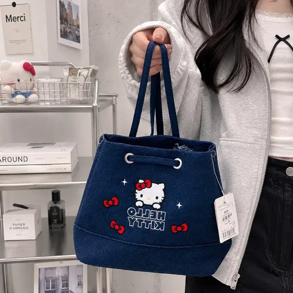 [BUNJANG] Hello Kitty Denim Bag / !새상품! 헬로키티 데님 가방