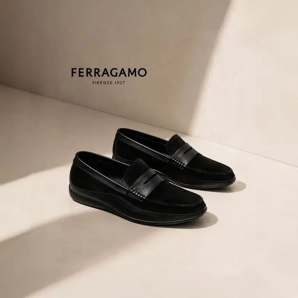 [BUNJANG] Salvatore Ferragamo Men's Leather Loafers (Size 42/270) / 페레가모 남성 로퍼(42/270)