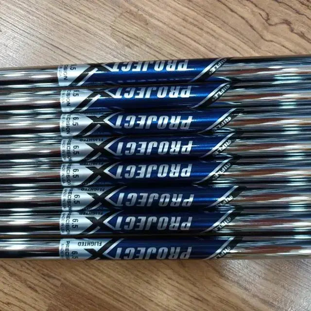 [BUNJANG] Project X Rifle 6.5 Steel Utility Iron Shafts (8-Piece Set) / 프로젝트X 라이플 프로젝트 X 6.5 스틸 유틸리티 아이언 샤프트...