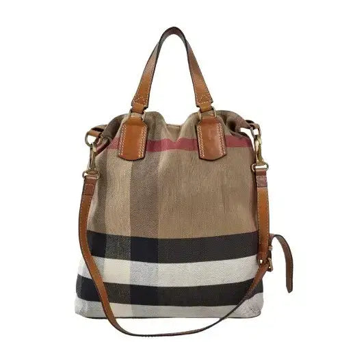 [BUNJANG] Burberry Tottenham Bridle Medium Mega Check Tote Bag / 정품 버버리 토트넘 브릿 미디엄 메가 체크 토트