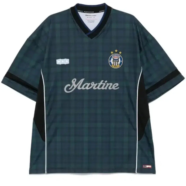 [BUNJANG] Martine Rose Blackwatch Tartan Check Football Shirt L / 마틴로즈 풋볼셔츠 블랙와치 타탄체크 L사이즈