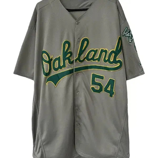 [BUNJANG] VTG Majestic Oakland Baseball Jersey XXL / [XXL] VTG 마제스틱 다수디테일 오클랜드 베이스볼저지