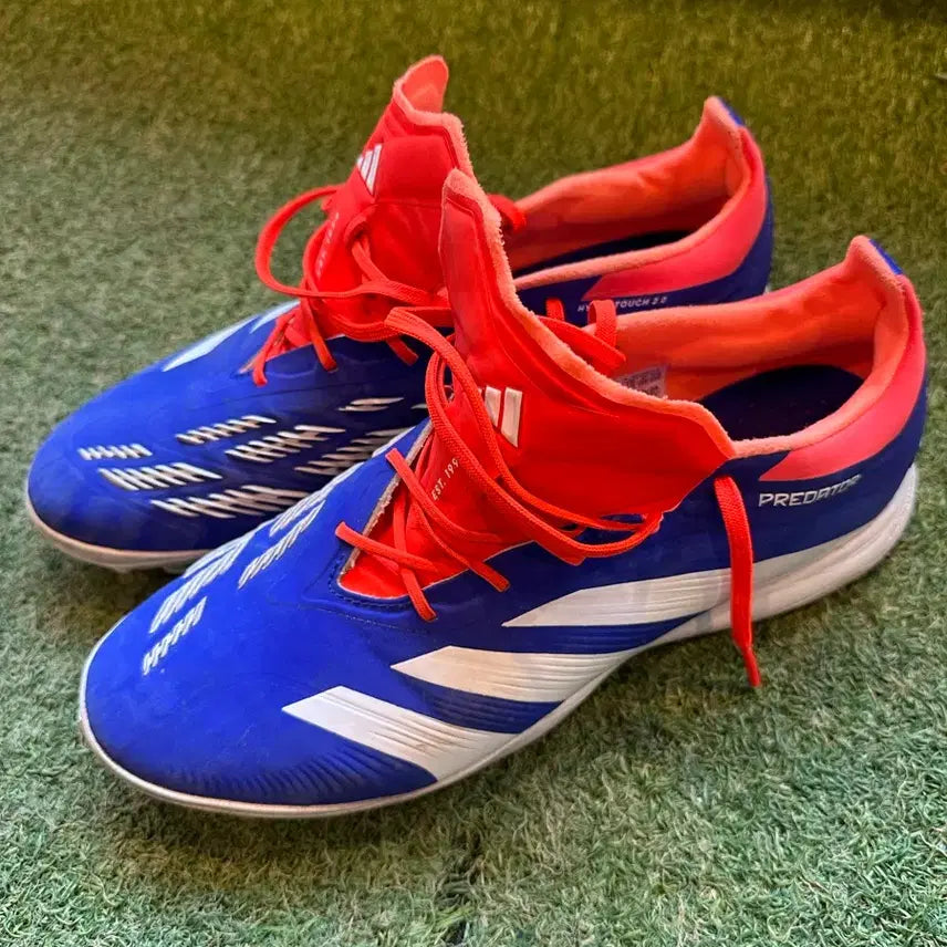 [BUNJANG] Adidas Predator TF Futsal Shoes Blue/Orange 285 / 아디다스 프레데터 풋살화 tf블루/오렌지 285