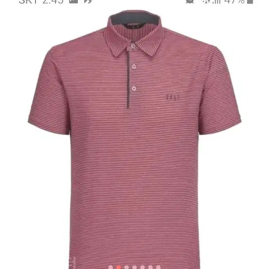 [BUNJANG] Daks Golf Men's Short Sleeve Polo T-Shirt / 닥스곮프 남성반팔티셔츠
