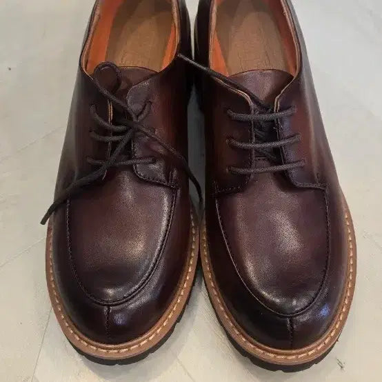 [BUNJANG] FRYE Women's Derby Loafers / 프라이(FRYE) 더비 로퍼 여성 245 굽 6센티