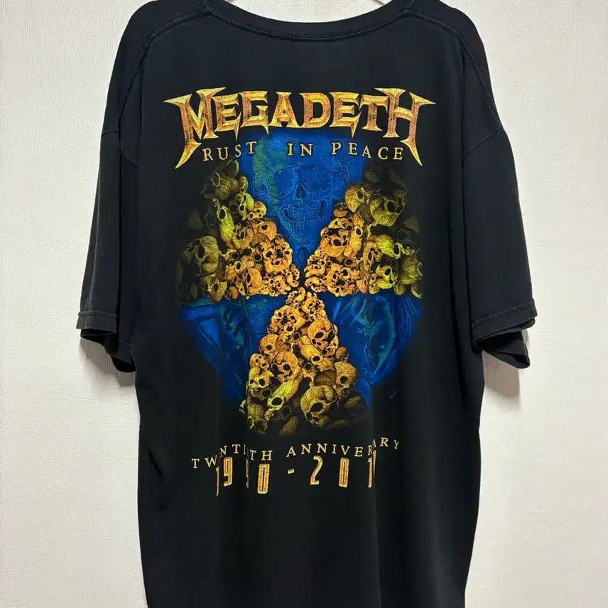 [BUNJANG] Megadeth Rust in Peace T-Shirt XL / [XL] 2010 Megadeth Rust in peace 반팔 티셔츠