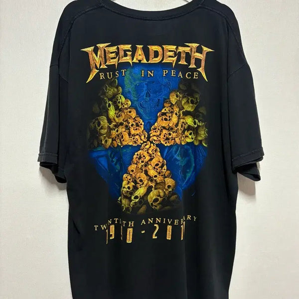 [BUNJANG] Megadeth Rust in Peace T-Shirt XL / [XL] 2010 Megadeth Rust in peace 반팔 티셔츠
