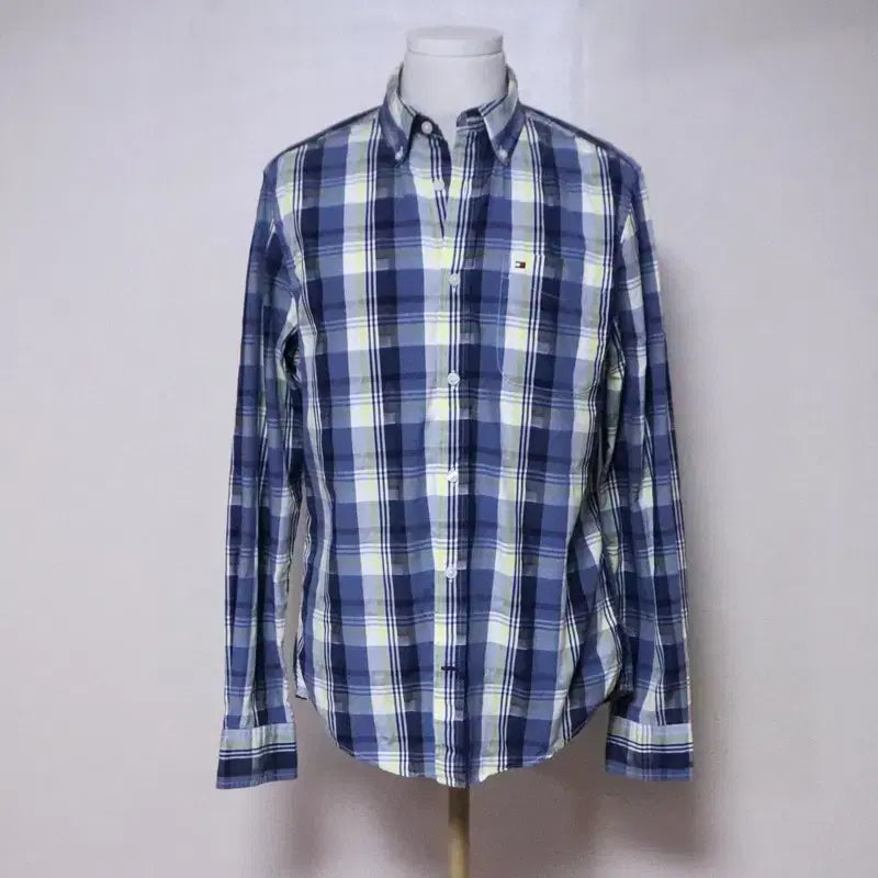 [BUNJANG] Tommy Hilfiger Men's Checkered Shirt / 타미힐피거 남성95 체크 셔츠(9)