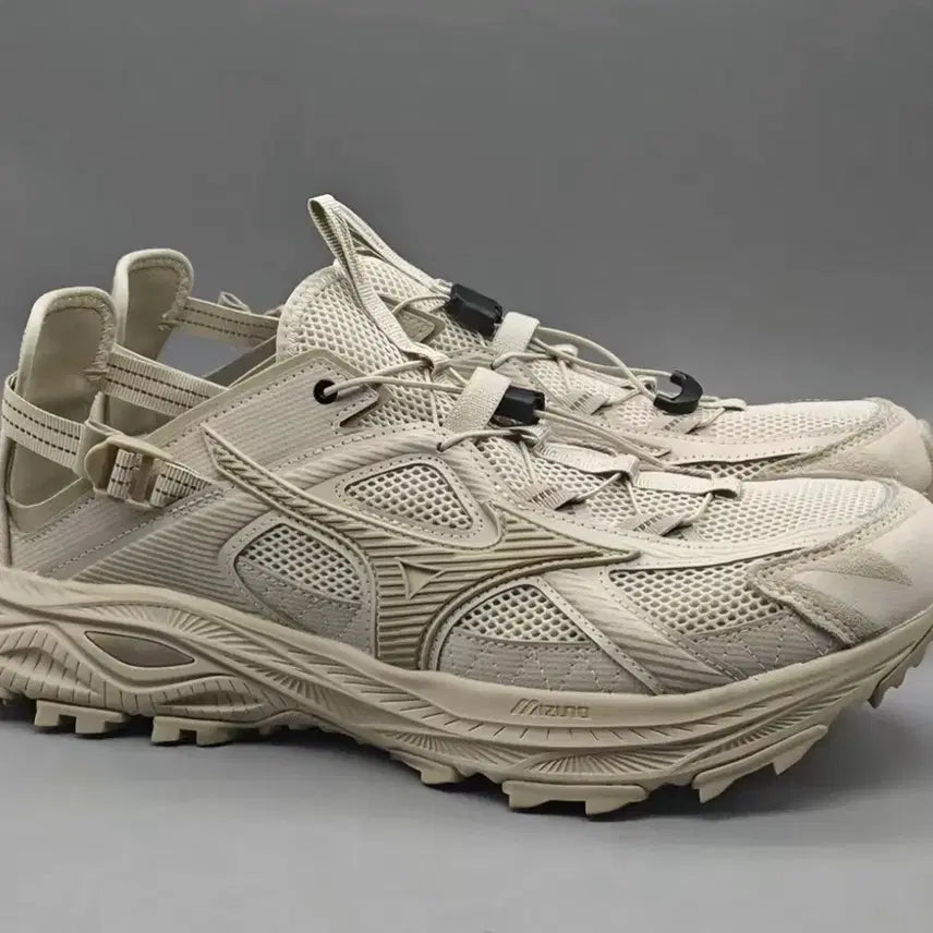[BUNJANG] Mizuno Racer Trail SE Sneakers Beige / 미즈노 레이서 트레일 SE 스니커즈 베이지