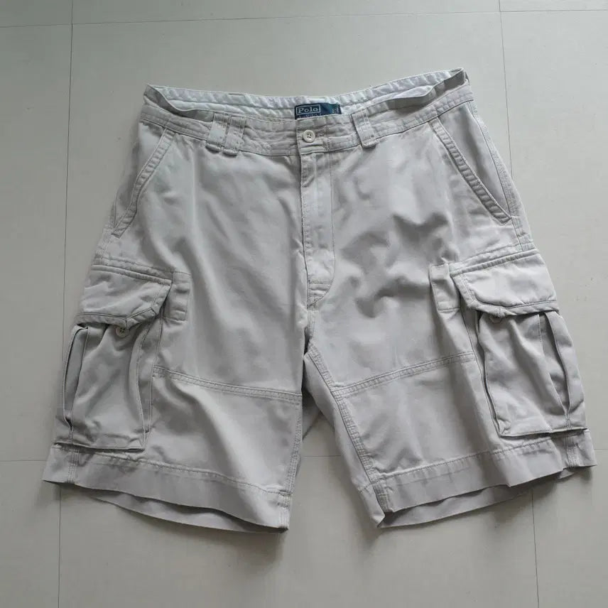 [BUNJANG] Polo Ralph Lauren 90s Classic Chino Cargo Shorts Size 35 / 90s 폴로 랄프로렌 클래식 치노 카고 반바지 35