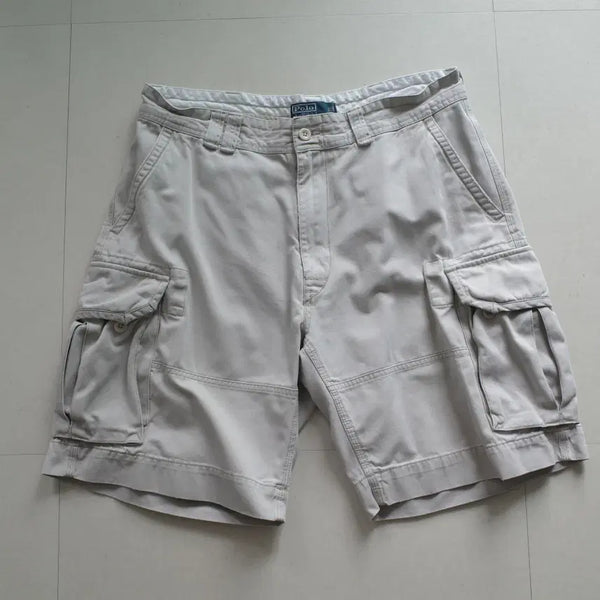 [BUNJANG] Polo Ralph Lauren 90s Classic Chino Cargo Shorts Size 35 / 90s 폴로 랄프로렌 클래식 치노 카고 반바지 35