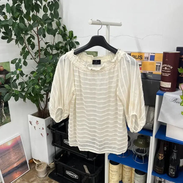 [BUNJANG] Lanvin Collection Blouse Size 82 / 랑방 컬렉션 블라우스 82