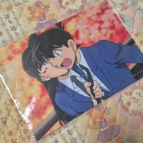 [BUNJANG] Detective Conan Shinichi & Ran "Silk Microfiber Lens Cleaner" / 명탐정 코난 도일 미란 안경닦이