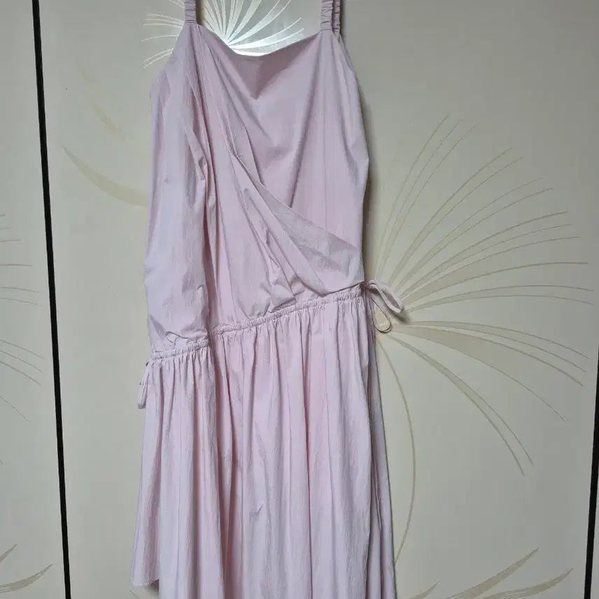 [BUNJANG] Lucky Chouette Pink Wrap Long Dress Size 36 / 럭키슈에뜨 원피스 36 새제품