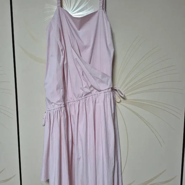 [BUNJANG] Lucky Chouette Pink Wrap Long Dress Size 36 / 럭키슈에뜨 원피스 36 새제품