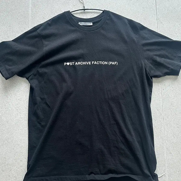 [BUNJANG] Post Archive Faction Heart T-Shirt XL / 포스트아카이브팩션 하트티셔츠 XL