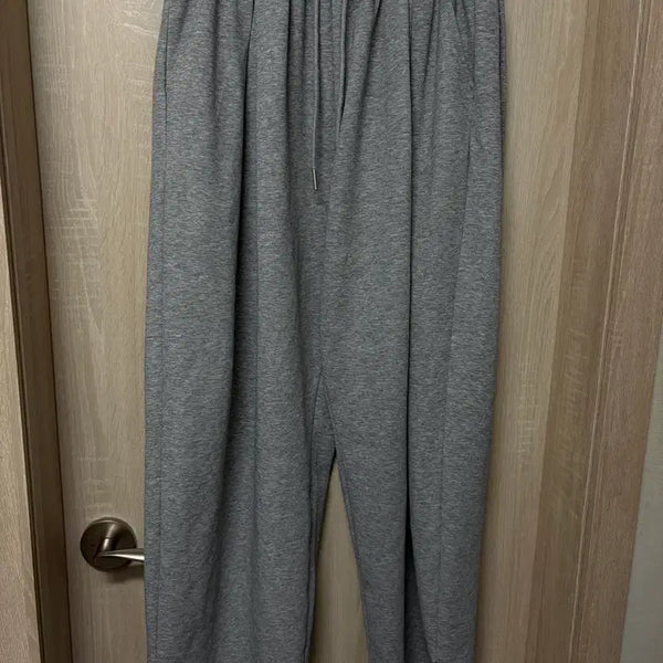 [BUNJANG] CXLAB String Banding Sweatpants Grey / 스트링 밴딩 스웻 팬츠 그레이