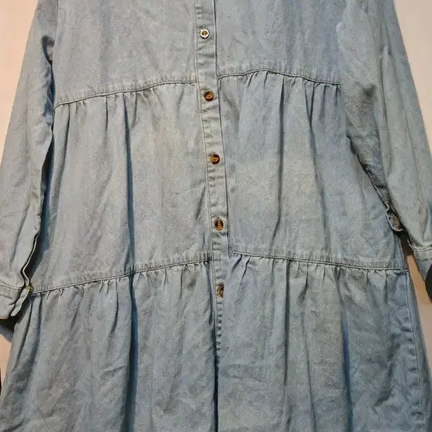 [BUNJANG] BESTIJL Denim Tiered Dress L/Blue / BESTIJL 데님 캉캉 원피스 L/BLUE