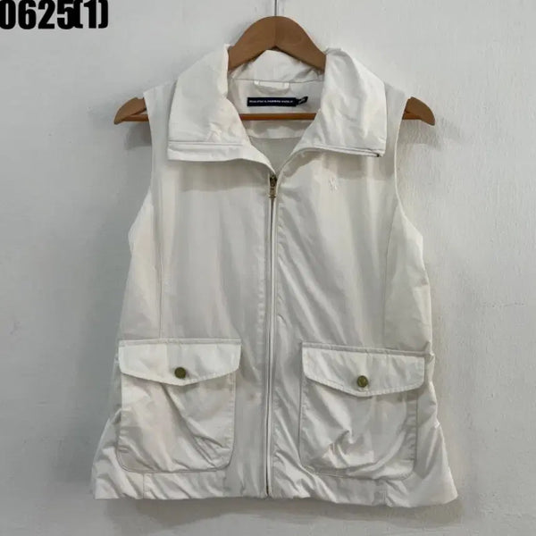 [BUNJANG] Polo Ralph Lauren Golf Zip Vest Women's XS White Pony / 폴로 랄프로렌 골프 집업 조끼 여성 베스트 흰색 XS 화이트 포니