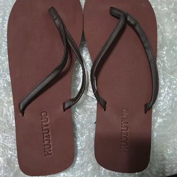 [BUNJANG] Red Brown Flip Flops / 쪼리(레드브라운)