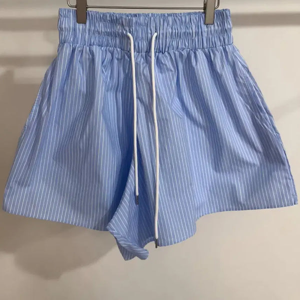 [BUNJANG] Afit Striped Relaxed-Fit Shorts / 에이핏 바스락 반바지