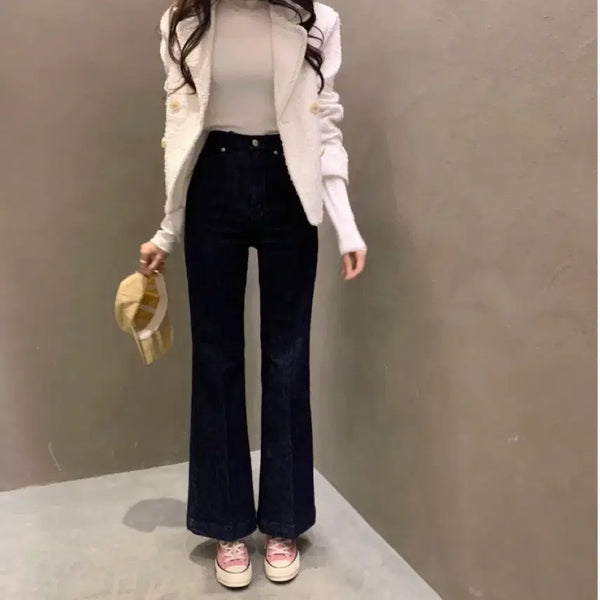[BUNJANG] Objest Raw Denim Bootcut Pants / 오브제스트 생지 부츠컷 데님 팬츠