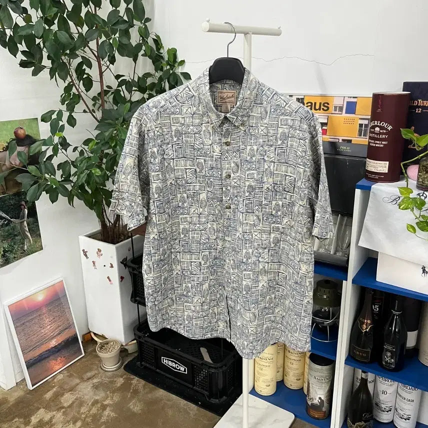[BUNJANG] Woolrich Button-Down Pocket Short-Sleeve Shirt XL / 울리치 버튼다운 포켓 반팔셔츠 XL