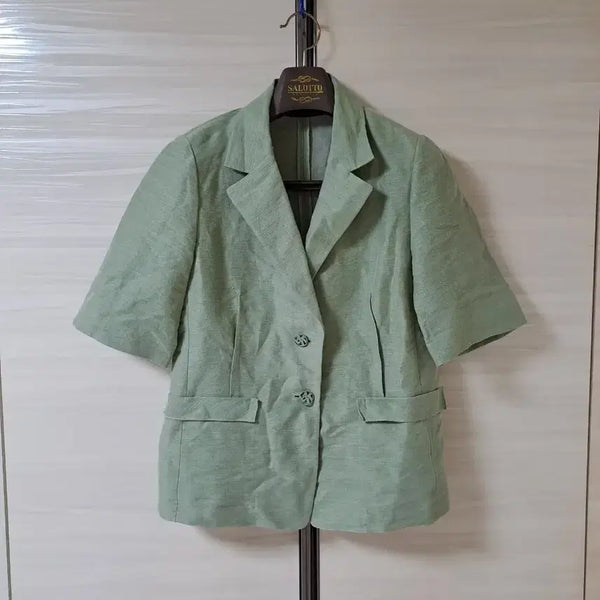 [BUNJANG] LATT Linen Blend Short-Sleeve Jacket / 한섬 래트LATT 린넨(마) 블렌드 반팔자켓