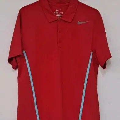 [BUNJANG] Nike Dri-FIT Polo Short Sleeve T-Shirt Red / 나이키 드라이핏 폴로 반팔 티셔츠 레드
