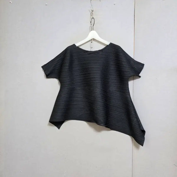[BUNJANG] Pleated T-Shirt / 풍성한핏 플리츠 티셔츠 FF   n6589  미착용제품