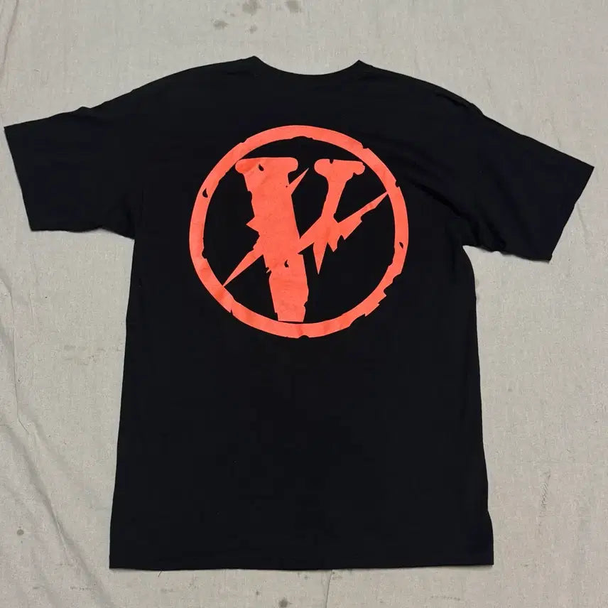 [BUNJANG] VLONE Fragment Back Logo T-Shirt L / 브이론 프라그먼트 백로고 반팔 L
