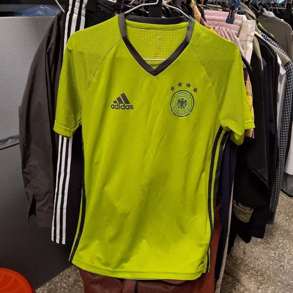 [BUNJANG] Adidas Germany Football Jersey / 아디다스 독일 축구 유니폼 져지 라임