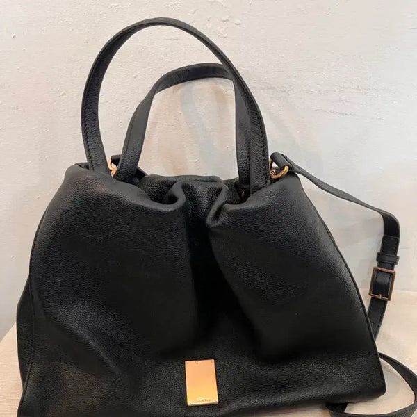 [BUNJANG] Couronne Lilliput Tote Bag Black / 쿠론 릴리펏(Lilliput) 토트백 블랙