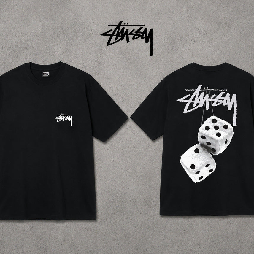 [BUNJANG] Stussy Fuzzy Dice Short Sleeve T-Shirt / (정품 무료배송) 스투시 퍼지 다이스 반팔