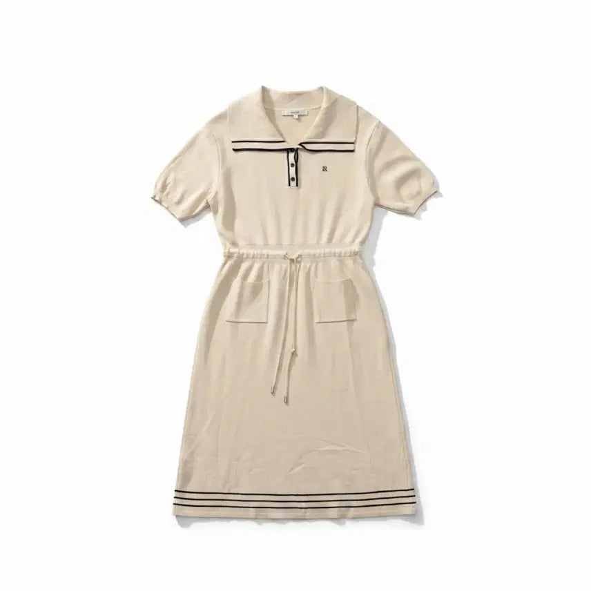 [BUNJANG] On&On Women's Knit Dress Beige / 여성85/ 온앤온 반팔 니트 원피스 베이지