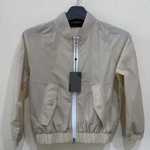 [BUNJANG] Women's Golf Windbreaker White & Beige Size S / 여성 골프 바람막이 화이트&베이지 55사이즈