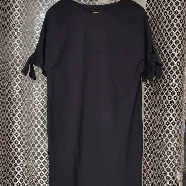 [BUNJANG] She's Miss Ribbons Detail Wrinkle-Resistant Fabric Dress / 쉬즈미스 바스락소재 원피스