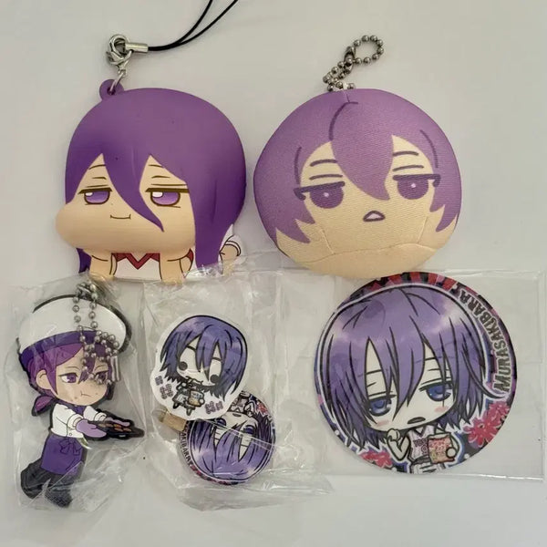 [BUNJANG] Kuroko's Basketball Murasakibara Punipuni Mascot Manju Goods Set / 쿠로코의농구 쿠농 쿠로바스 무라사키바라 푸니푸니 마스코트 만쥬 굿즈
